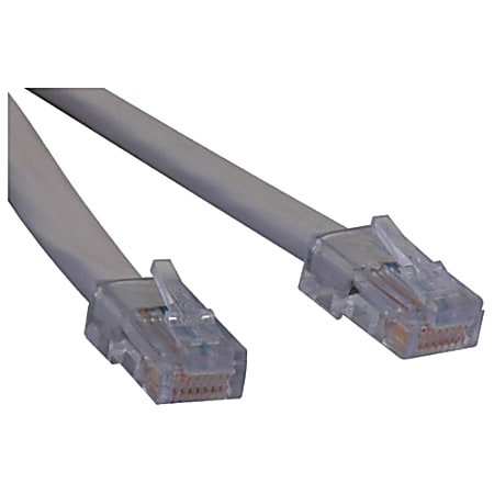 Eaton Tripp Lite Series T1 Shielded RJ48C Crossover Cable (RJ45 M/M), 3 ft. (0.91 m) TAA - RJ-45 Male Network - RJ-45 Male Network - 3ft - Beige