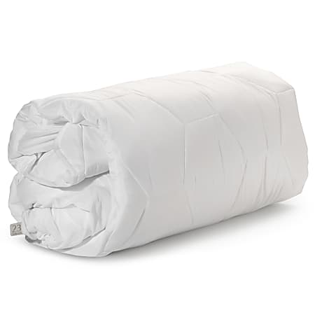 23 Threads Plush Quilted Mattress Protector, Ctrl+Z Technology, White, Twin, Case Of 10