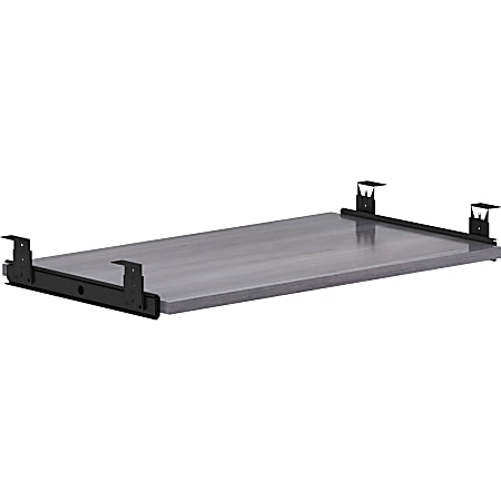 Lorell® Essential Keyboard Tray, 13/16"H x 26"W x 15-7/16"D, Weathered Charcoal
