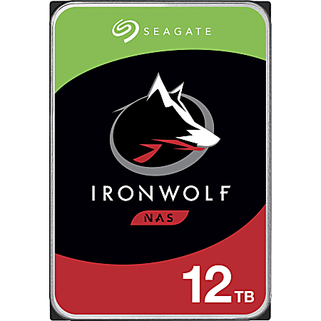 Seagate IronWolf ST12000VN0008 12 TB Hard Drive - 3.5" Internal - SATA (SATA/600) - Conventional Magnetic Recording (CMR) Method - ST12000VN0008