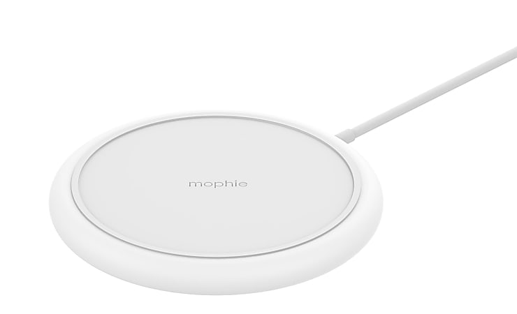 mophie Qi Universal Wireless ChargeStream Pad Plus, White, 409901798