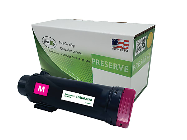 IPW Preserve Remanufactured Magenta High Yield Toner Cartridge Replacement For Xerox® 106R03478, 106R03478-R-O