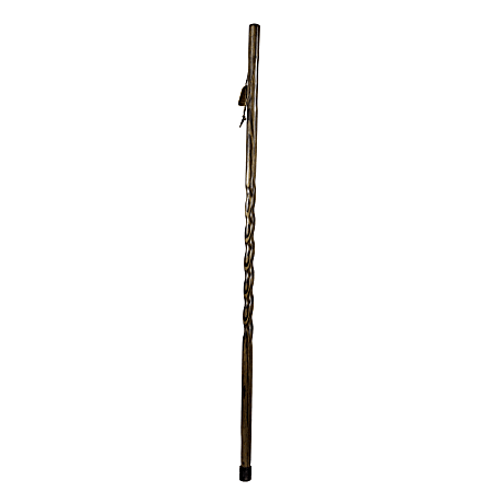 Brazos Walking Sticks™ Twisted Trail Blazer Walking Stick, 55", Brown