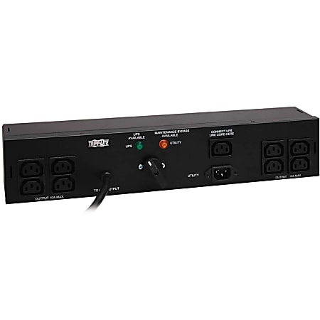 Tripp Lite PDU Dual Source w/ Hot Swap 200-240V 10A C13 C14 8 Outlet 2U RM - 8 - 2.3kVA - 2U Rack-mountable