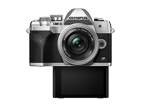 Olympus OM-D E-M10 Mark IV 20.3 Megapixel Mirrorless Camera with Lens - 14 mm - 42 mm - Silver