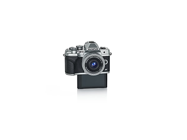 Olympus OM-D E-M10 Mark IV 20.3 Megapixel Mirrorless Camera with Lens - 14 mm - 42 mm - Silver