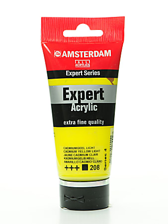 Amsterdam Expert Acrylic Paint Tubes, 75 mL, Cadmium Yellow Light, Pack Of 2