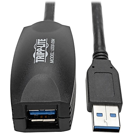Eaton Tripp Lite Series 5M USB 3.0 SuperSpeed Active Extension Repeater Cable A M/F 16ft 16' 5 Meter - U33005M