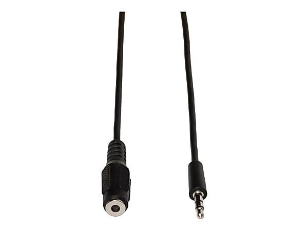 Tripp Lite 3.5mm Mini Stereo Audio Extension Cable for Speakers and Headphones - (M/F), 10-ft.