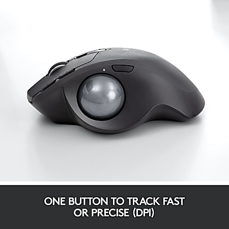 Logitech MX ERGO PLUS Advanced Wireless Trackball Mouse Black 910