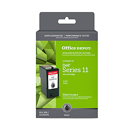Office Depot® Brand Remanufactured High-Yield Black Ink Cartridge Replacement For Dell™ 11, JP451, KX701, OD451