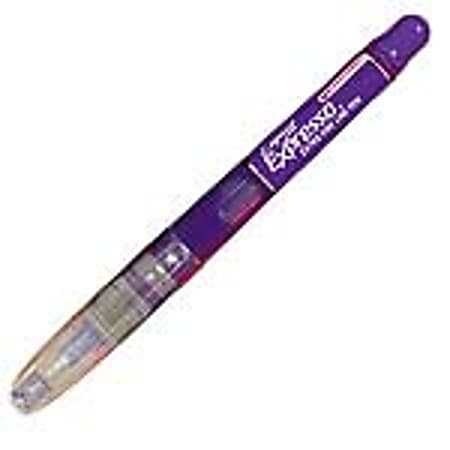 Paper Mate® Liquid Expresso® Extra Fine Point Porous Point Pen, Extra Fine Point, 0.5 mm, Clear Barrel, Purple Ink