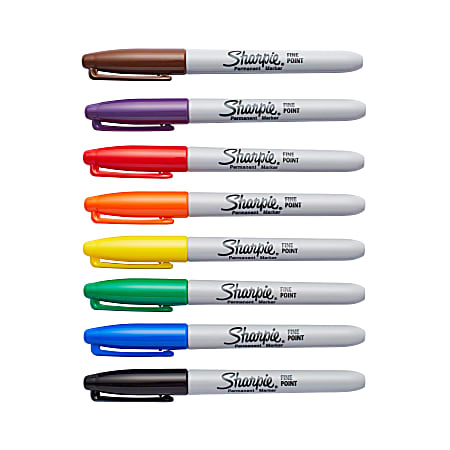 Sharpie Retractable Permanent Markers Fine Point Assorted Box Of