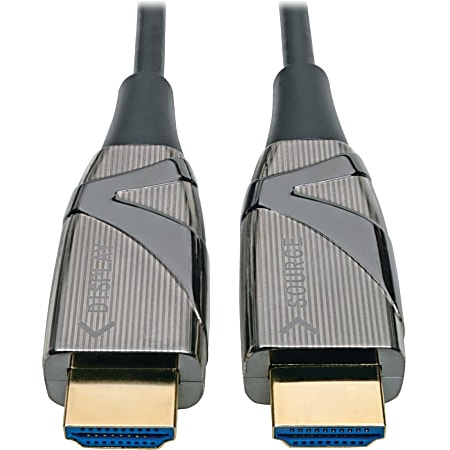 Eaton Tripp Lite Series 4K HDMI Fiber Active Optical Cable (AOC) - 4K 60 Hz, HDR, 4:4:4 (M/M), 100 m (328 ft.)