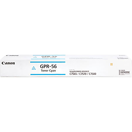 Canon GPR-56 Toner Bottle Cartridge - Laser - Cyan - 66500 Pages - 1 Each