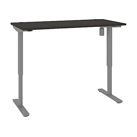 Bestar Upstand Electric 60”W Standing Desk, Deep Gray
