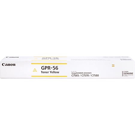 Canon GPR-56 Toner Bottle Cartridge - Laser - Yellow - 66500 Pages - 1 Each