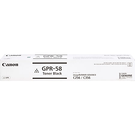 Canon® GPR-58 Black Toner Cartridge, 2182C003
