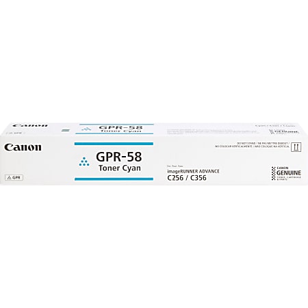 Canon® GPR-58 High-Yield Cyan Toner Cartridge, 2183C003
