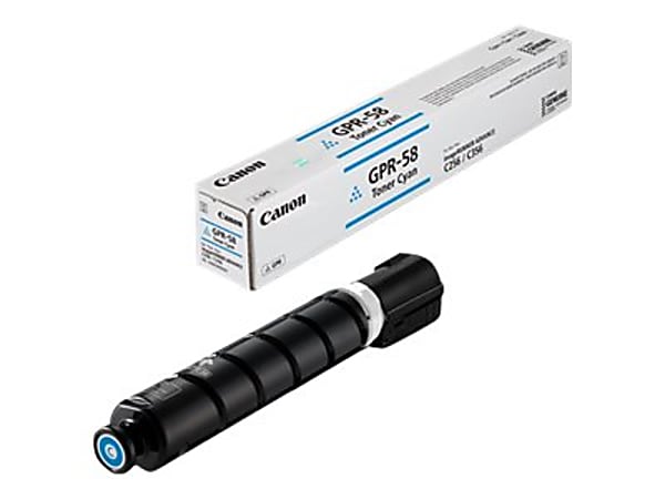 Canon® GPR-58 Cyan High Yield Toner Cartridge, 2183C003