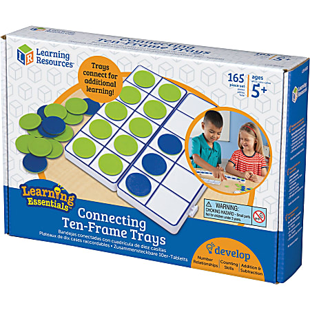 Learning Resources Connecting Ten-Frame Trays - Theme/Subject: Learning - 5 Year & Up