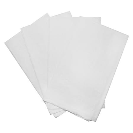 Karat 1-Ply Dinner Napkins, 15" x 17", White, Pack Of 3,000 Napkins