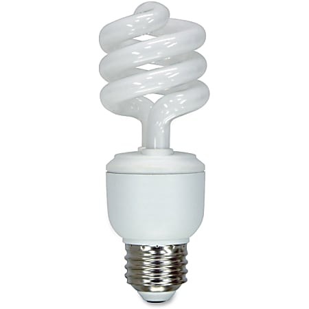 GE 14-watt CFL Light Bulb - 14 W - 120 V AC - T3 Size - Cool White Light Color - E26 Base - 10000 Hour - 6920.3°F (3826.8°C) Color Temperature - 80 CRI - Not Dimmable - 10 / Carton