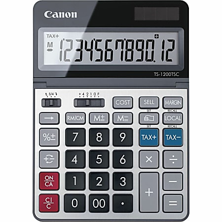 Canon&reg; TS1200TSC 12-digit Desktop Calculator