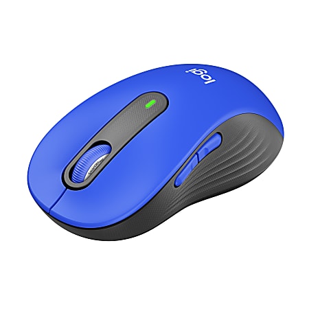 Logitech® Signature M650 L Full-Size Wireless Mouse, Blue, 910-006232