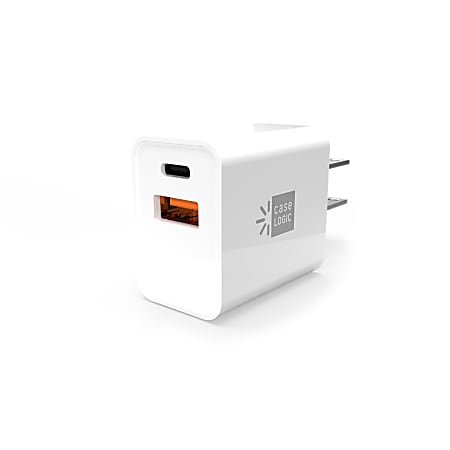 Bytech Case Logic Mobile Charger, 30W, White, CLPDW3101WT