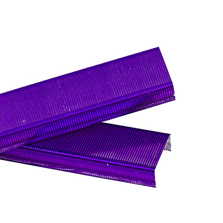 JAM Paper Standard Staples 12 Full Strip Purple Box Of 5000