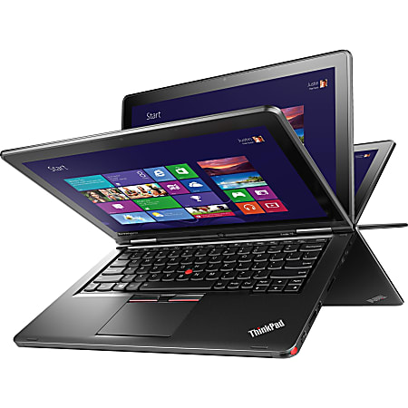 Lenovo ThinkPad Yoga 12 20DL0037US 12.5" LCD 16:9 2 in 1 Ultrabook - 1366 x 768 Touchscreen - In-plane Switching (IPS) Technology - Intel Core i5 i5-5200U Dual-core (2 Core) 2.20 GHz - 4 GB DDR3L SDRAM - 500 GB HDD - 16 GB SSD - Windows 8.1 Pro