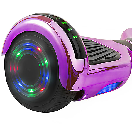 Aob hoverboard chrome hot sale with bluetooth speakers