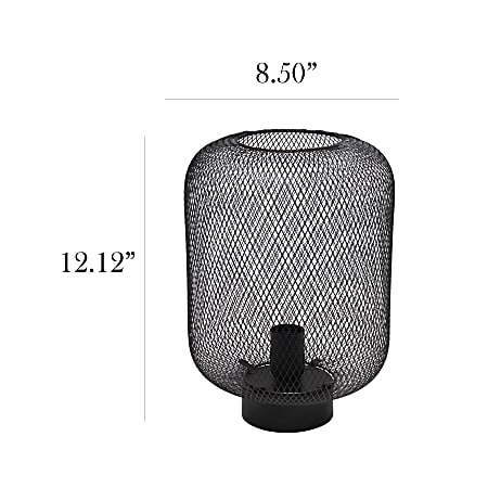 Wire mesh table lamp on sale