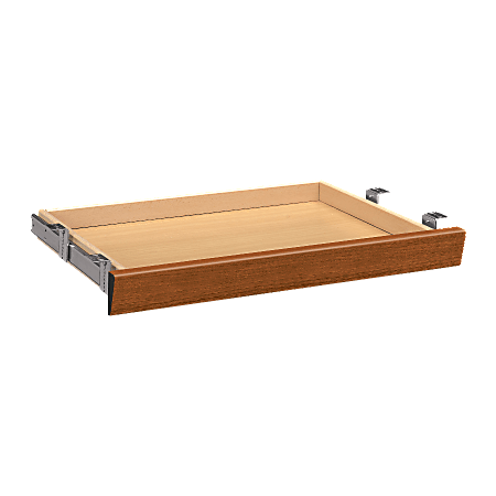 HON® Valido™ Angled Wood Center Drawer, Bourbon Cherry