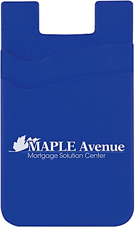 Twin Silicone Pocket Phone Wallet, 3 7/8" x 2 1/4"