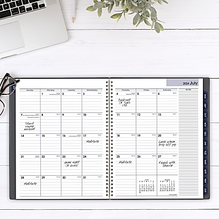 2024 2025 AT A GLANCE DayMinder Academic WeeklyMonthly Planner 8 12 x ...