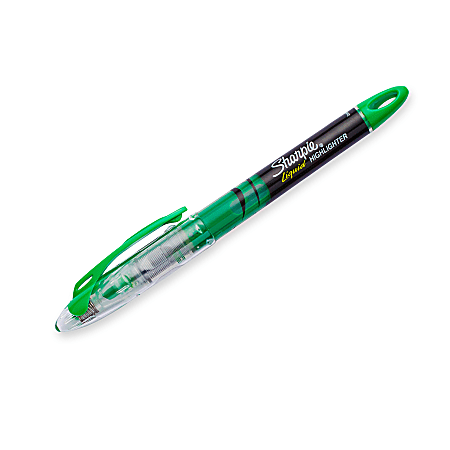 Sharpie&reg; Accent&reg; Liquid Pen-Style Highlighter, Fluorescent Green