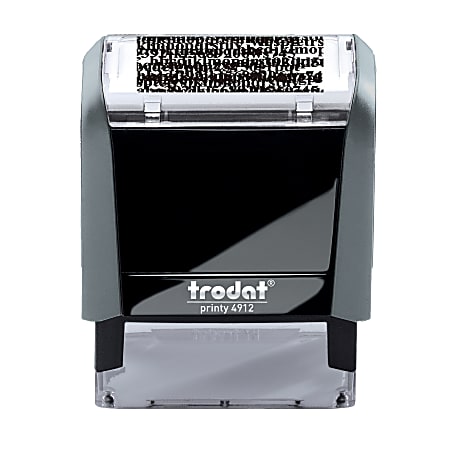 Trodat Printy 65% Recycled 4912 Self-Inking ID Protection Stamp