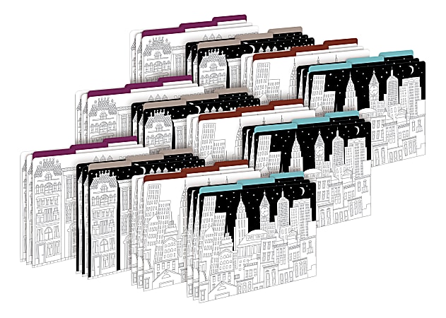 Barker Creek Tab File Folders, Letter Size, Color