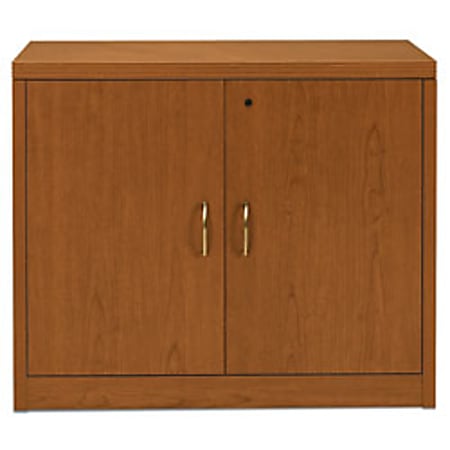 HON® Valido™ Storage Cabinet With Doors, 29 1/2"H x 36"W x 20"D, Bourbon Cherry