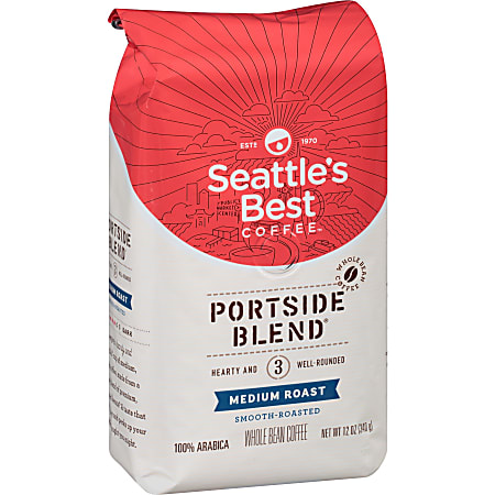 Seattles Best Coffee Whole Bean Coffee Level 3 Light Roast 12 Oz