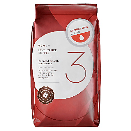 Seattle's Best Coffee® Whole Bean Coffee, Level 3, Light Roast, 12 Oz Per Bag