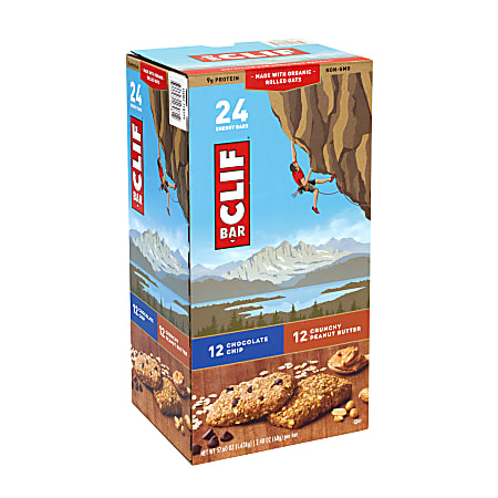 CLIF BAR Energy Bar Variety Pack, 24 Count