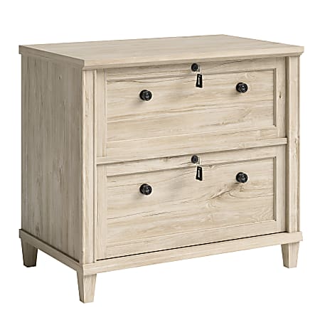 Sauder® Hammond 32-7/8"W x 20-9/16"D Lateral 2-Drawer File Cabinet, Chalk Oak