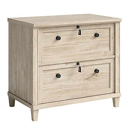 Sauder® Hammond 33"W Lateral 2-Drawer File Cabinet, Chalk Oak