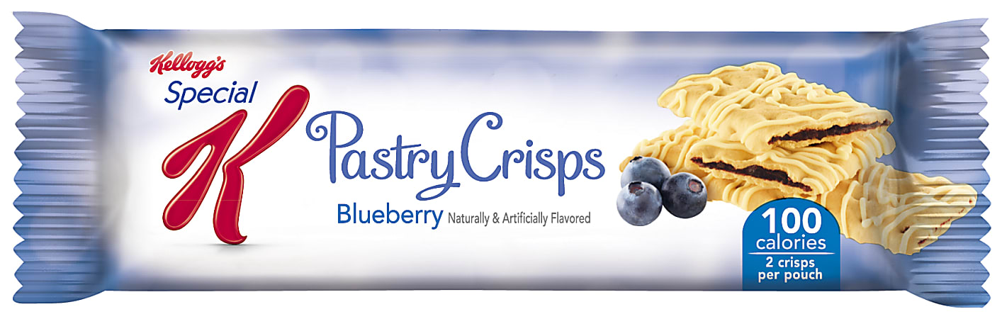Special K® Pastry Crisps, 0.88 Oz., Blueberry, Box Of 9