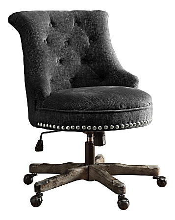 Charcoal grey desk chair shop