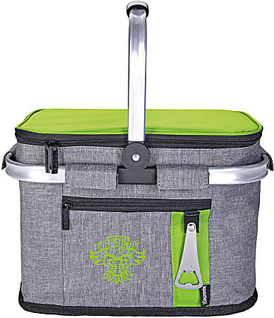 Custom Koozie® Collapsible Picnic Basket, 9-1/2" x 15-1/2"