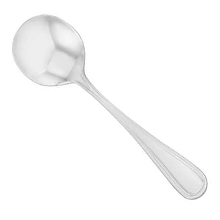 Walco Balance Bouillon Spoons, 7", Silver, Pack Of